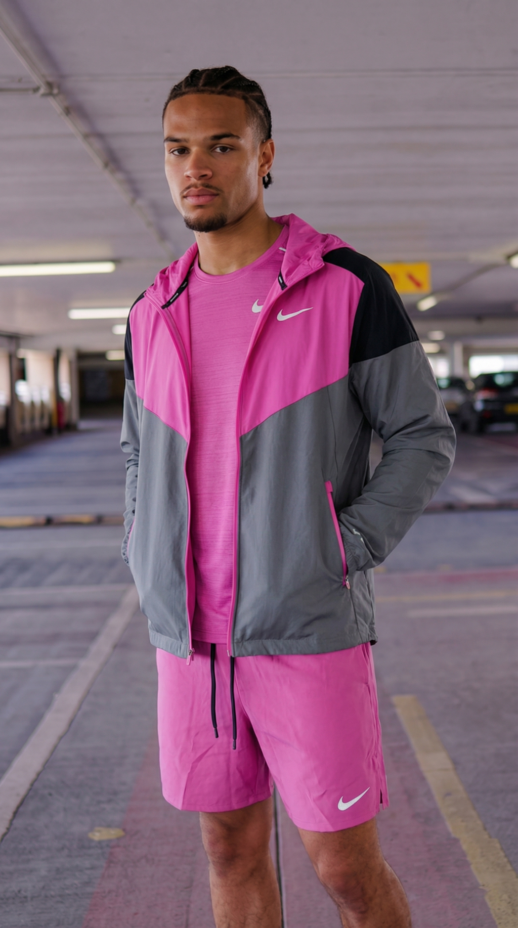 FND NM Shorts - Ultra Pink